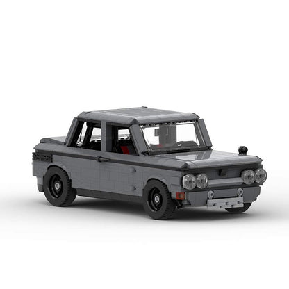 Vintage TTS Performance Racing Car MOC Building Kit | Sports Vehicle Model - 2
