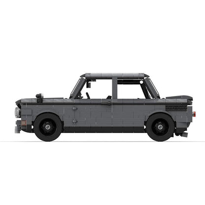Vintage TTS Performance Racing Car MOC Building Kit | Sports Vehicle Model - 4
