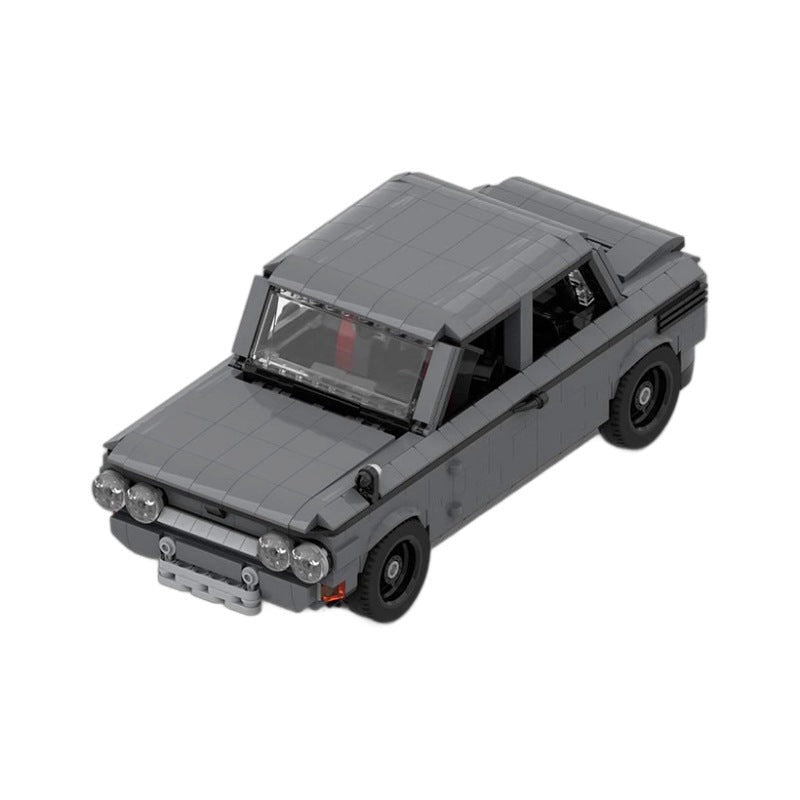 Vintage TTS Performance Racing Car MOC Building Kit | Sports Vehicle Model - 5