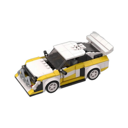 Vintage Turbo S1 Race Car Building Kit | LEGO-Compatible MOC - 3
