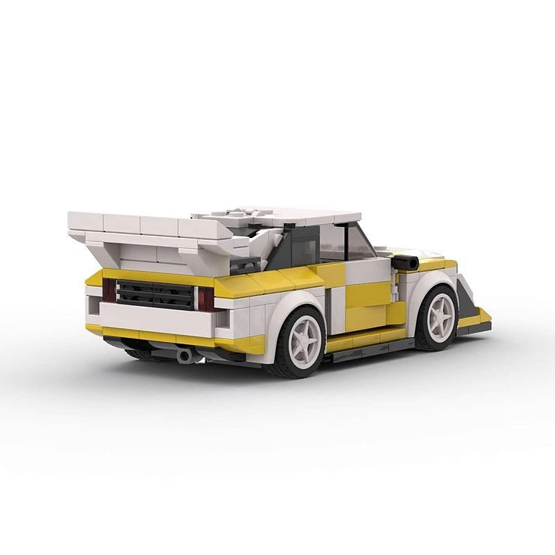 Vintage Turbo S1 Race Car MOC Building Kit | Classic Racing Vehicle - 2