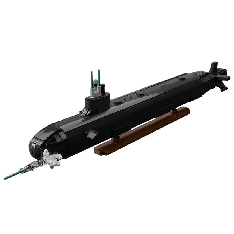 Virginia-Class Submarine MOC Building Kit - 1/200 Scale Naval Military Model - 4