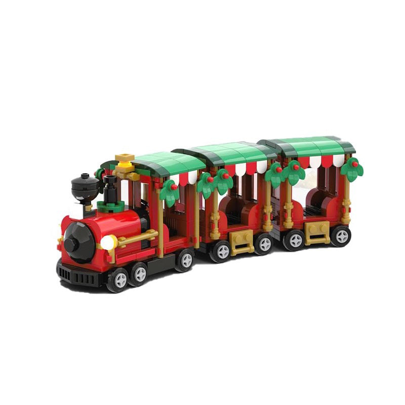 Visitor Christmas Train Building Kit | LEGO-Compatible MOC - 2