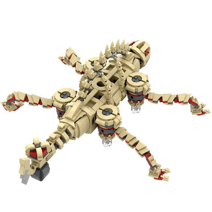 Volcanic Fire Ancient Mechanical Beast MOC Building Kit - 5
