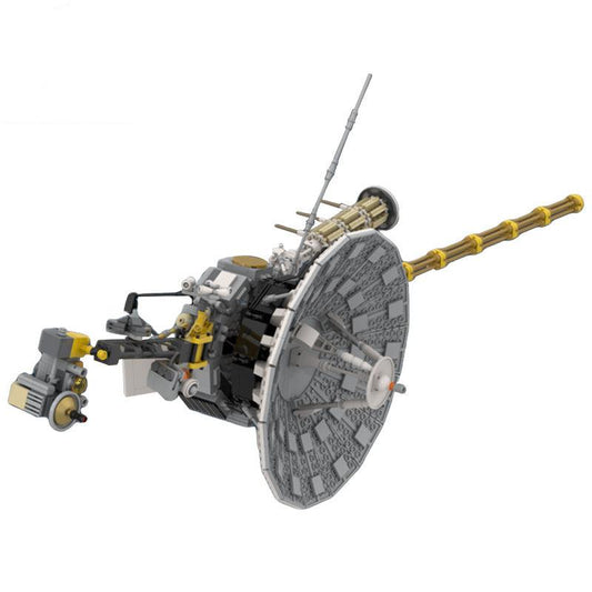 Voyager Space Probe 1-2 Building Kit | 1:12 Scale | LEGO-Compatible MOC - 1