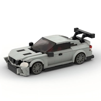 W204 Black German V8 Coupe High Performance Sports Sedan Building Kit | LEGO-Compatible MOC - 1