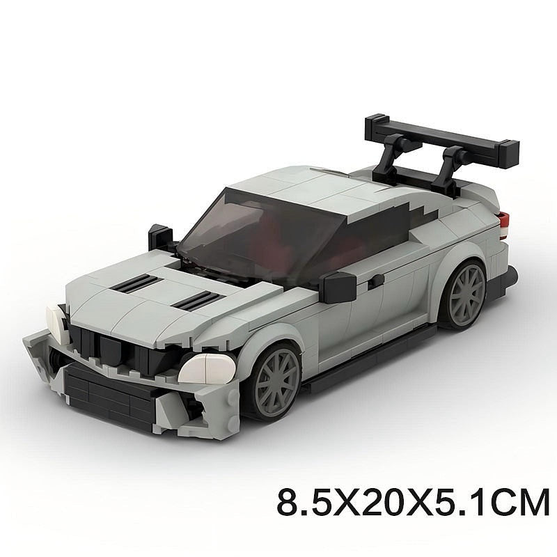 W204 Black V8 Sport Sedan MOC Vehicle Building Kit | Performance Design - 6