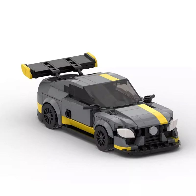 W205 V8 Performance Sedan Building Kit | 8 Wide LEGO-Compatible MOC - 5