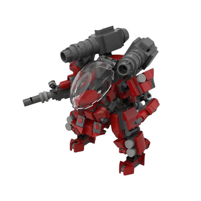 War Robot Armor MOC Building Kit | Futuristic Mecha Robot Model - 8