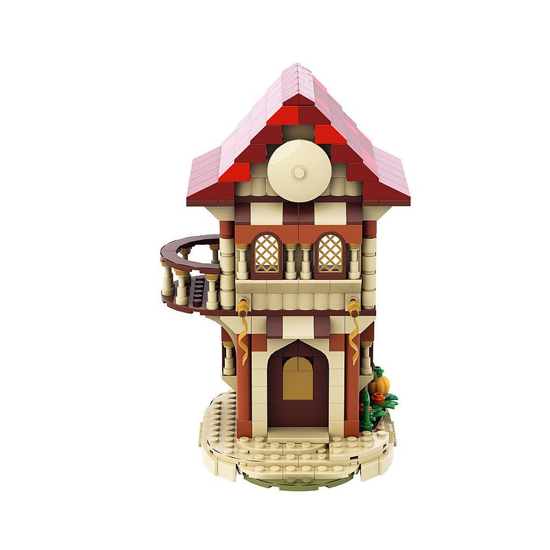 Warrior Woman's Home MOC Building Kit | Fantasy House Architecture Model - 1