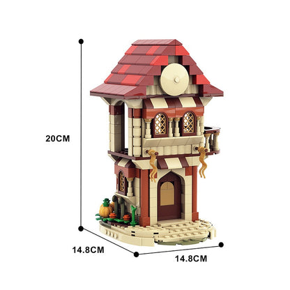Warrior Woman's Home MOC Building Kit | Fantasy House Architecture Model - 4