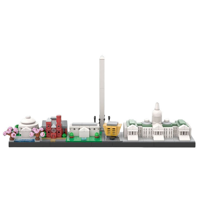 Washington City Skyline MOC Building Kit | Landmark Architecture Model - 3