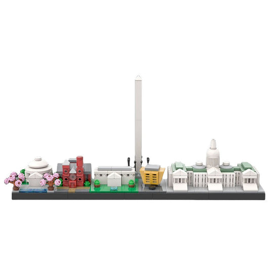 Washington City Skyline MOC Building Kit | Landmark Architecture Model - 3