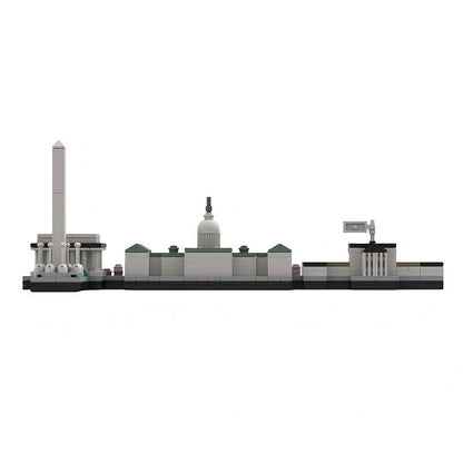 Washington DC Skyline MOC Building Kit | City Architecture Model - 8