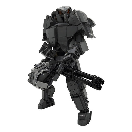 Wasteland Power Armor MOC Mecha Figure Building Kit | Sci-Fi Robot - 1