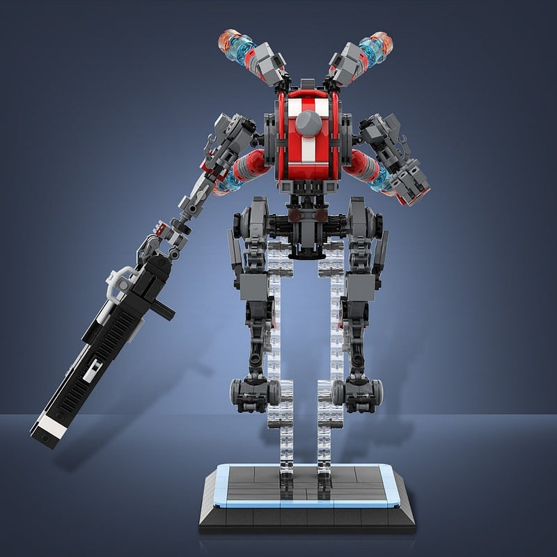 Wasteland Power Armor MOC Mecha Figure Building Kit | Sci-Fi Robot - 3