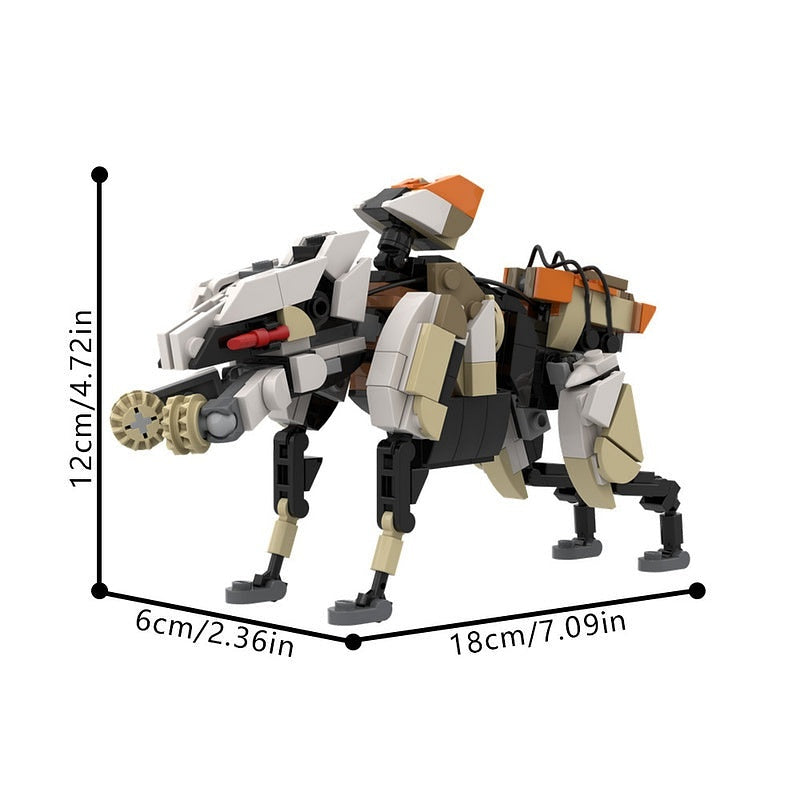 Wasteland Scavenger Machine Beast MOC Building Kit - 3