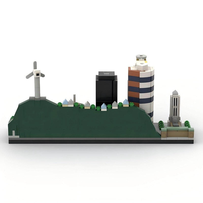 Wellington Skyline MOC Building Kit | City Architecture Display Model - 4
