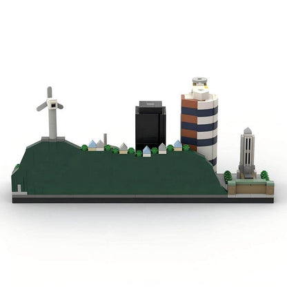 Wellington Skyline MOC Building Kit | City Architecture Display Model - 4