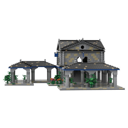 Western European Town Center MOC Architecture Building Kit - 2