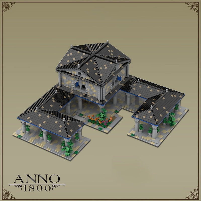 Western European Town Center MOC Architecture Building Kit - 5