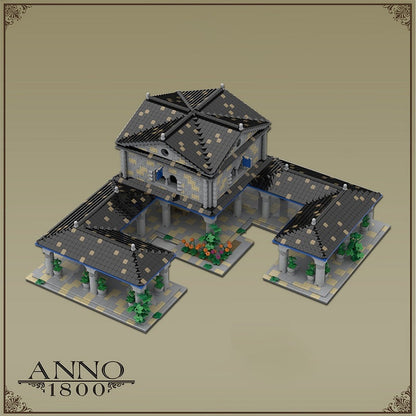 Western European Town Center MOC Architecture Building Kit - 5