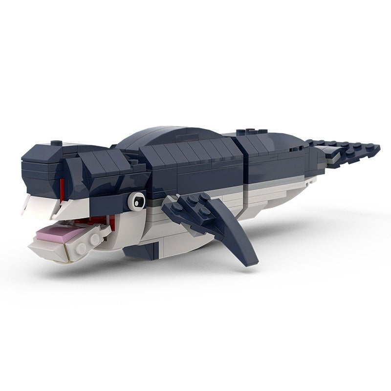 Whale Collection MOC Building Kit | Marine Life Animal Figure Models - 7