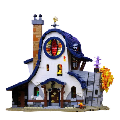 Whimsical Owl Cottage MOC Fantasy Architecture Building Kit - 1
