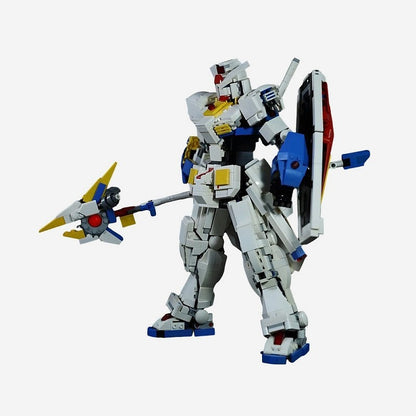 White Devil Mecha Robot MOC Building Kit | Futuristic Figure Model - 1