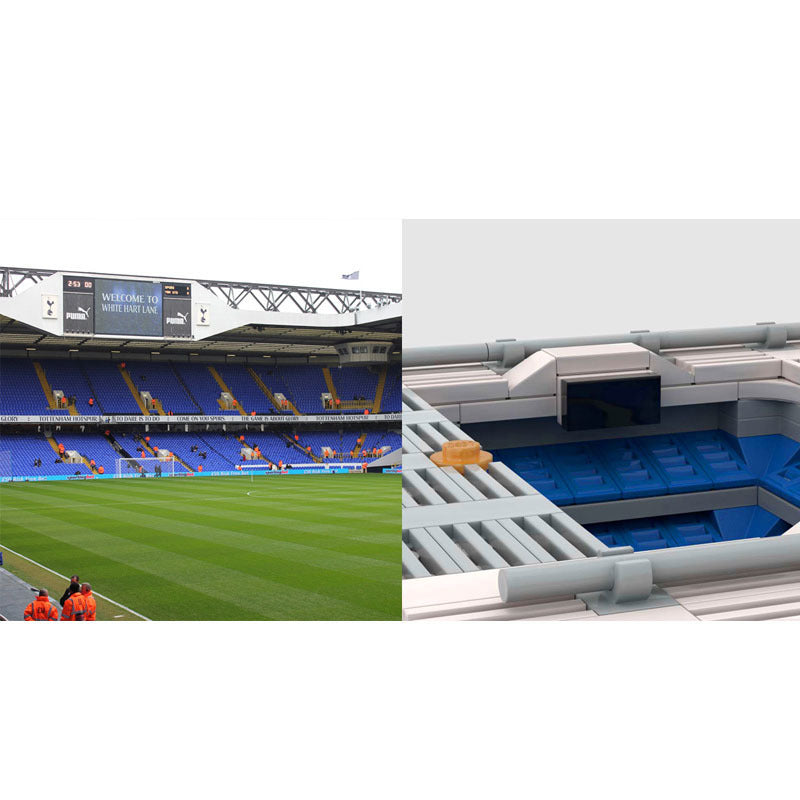 White Hart Lane Stadium Inspired | Football Stadium Building Kit | LEGO-Compatible MOC - 3