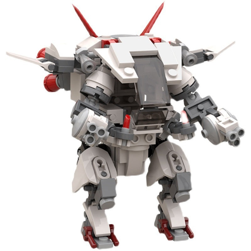 White Rabbit Mech Building Kit | LEGO-Compatible MOC - 1