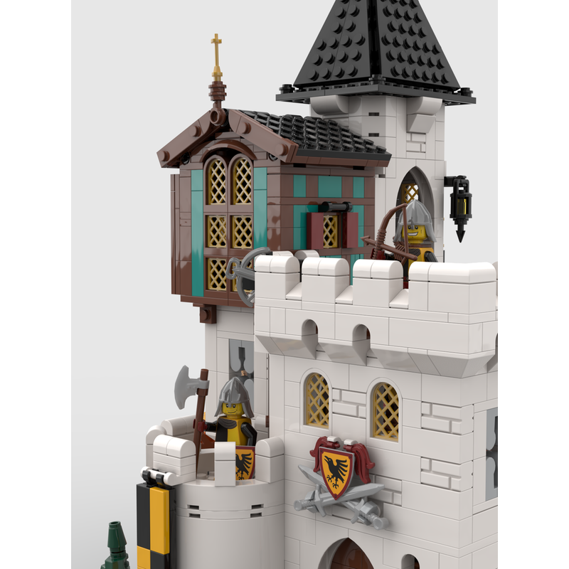 White Tower Building Kit | LEGO-Compatible MOC - 5