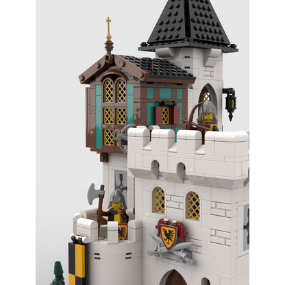 White Tower Building Kit | LEGO-Compatible MOC - 5
