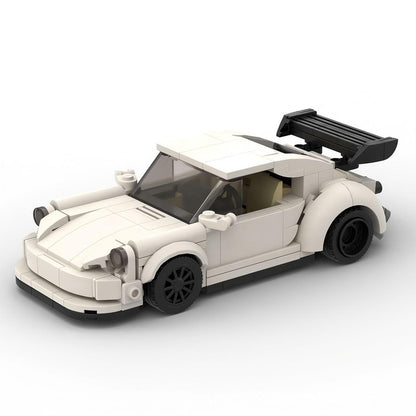 Widebody 911-Style Turbo Sports Car Building Kit | LEGO-Compatible MOC - 1
