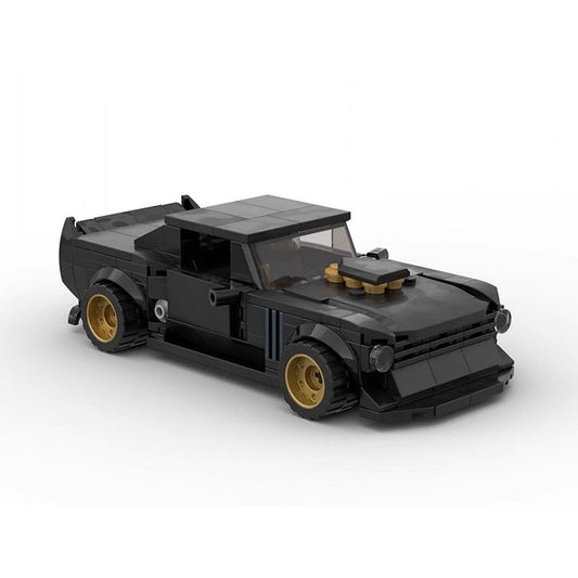 Widebody V8 Drift Muscle Car MOC Building Kit | Racing Vehicle Model - 1