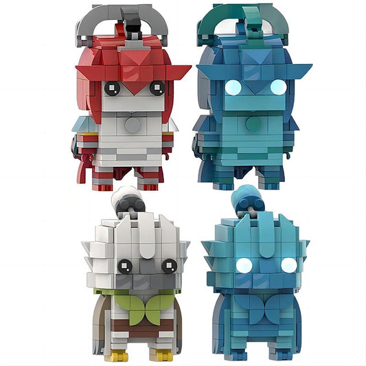 Wild Fantasy Hero BrickHeadz Building Kit | LEGO-Compatible MOC - 1