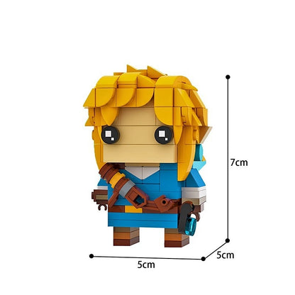 Wild Fantasy Hero BrickHeadz Building Kit | LEGO-Compatible MOC - 2