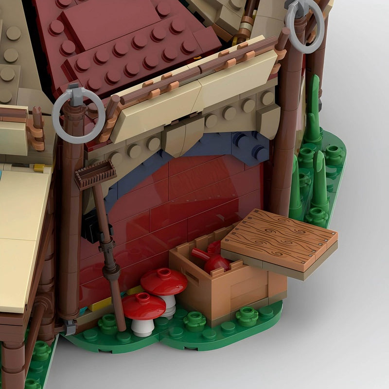Wild Frontier Horse Stable Building Kit | LEGO-Compatible MOC - 3