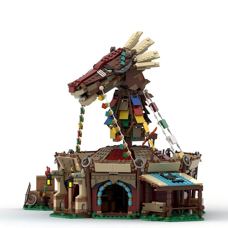 Wild Frontier Horse Stable MOC Rural Building Kit - 3