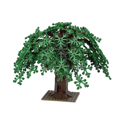 Willow Tree MOC Building Kit | Botanical Display Tree Model - 1