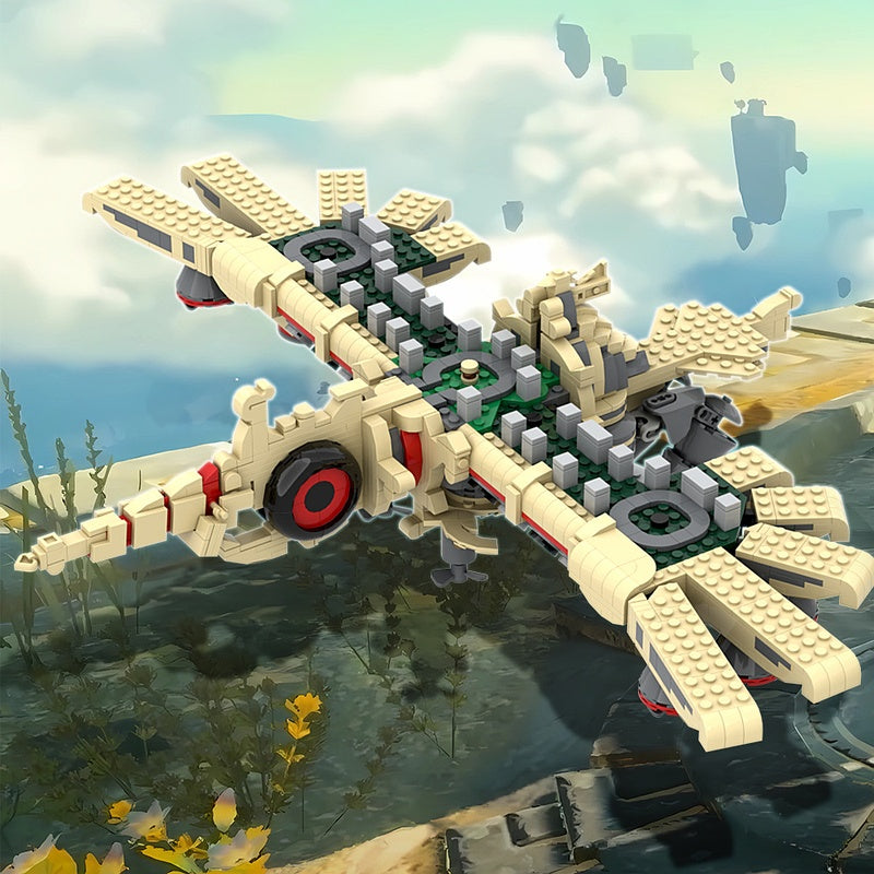 Wind Sky Ancient Mechanical Eagle Guardian Building Kit | LEGO-Compatible MOC - 1