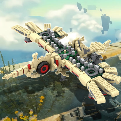 Wind Sky Ancient Mechanical Eagle Guardian Building Kit | LEGO-Compatible MOC - 1
