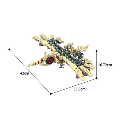 Wind Sky Ancient Mechanical Eagle Guardian Building Kit | LEGO-Compatible MOC - 4