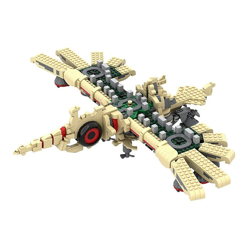 Wind Sky Ancient Mechanical Eagle Guardian MOC Building Kit - 1