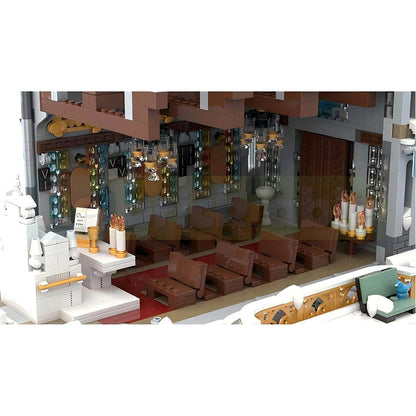 Winter Village Cathedral Building Kit | LEGO-Compatible MOC - 4