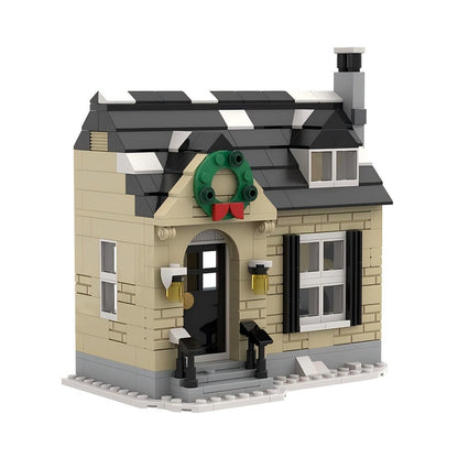 Winter Village House Building Kit | LEGO-Compatible MOC - 6
