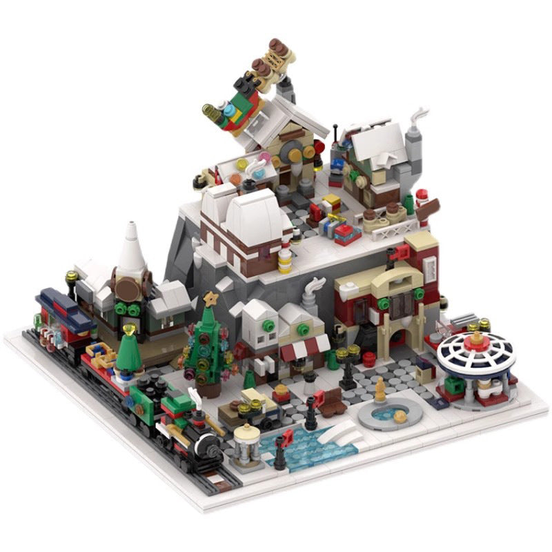 Winter Wonderland Building Kit | Winter Village | LEGO-Compatible MOC - 3
