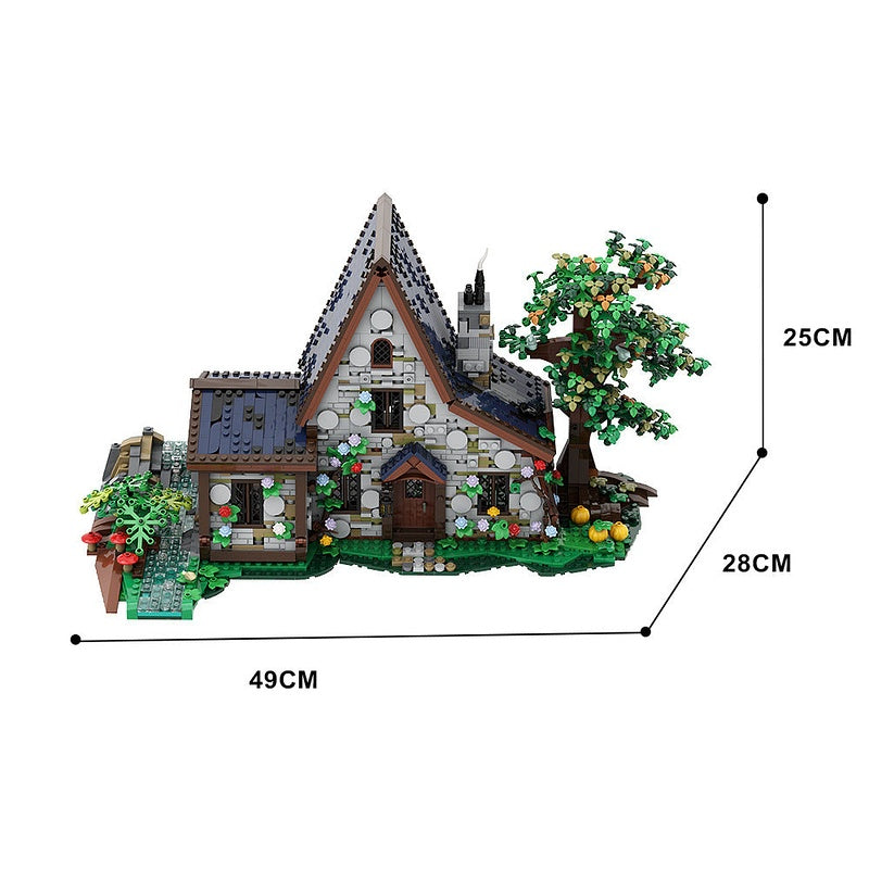Witch's House MOC Building Kit | Halloween Fantasy Architecture Model - 10
