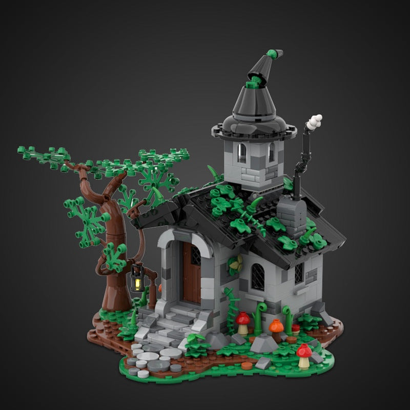 Witch's House MOC Building Kit | Halloween Fantasy Architecture Model - 2