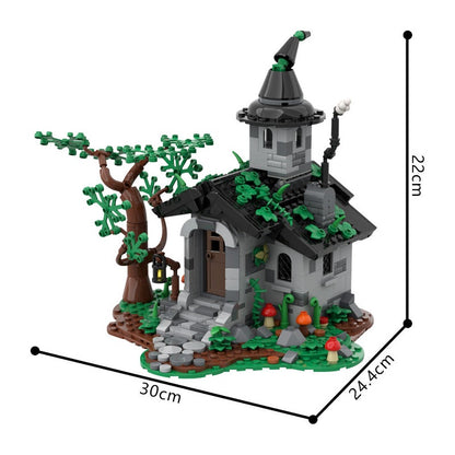 Witch's House MOC Building Kit | Halloween Fantasy Architecture Model - 4
